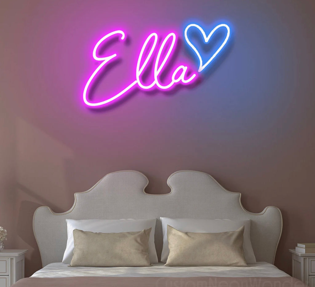 neon sign,custom neon sign,neon sign custom,neon sign bedroom,nursery name sign,baby name sign,room decor,personalized gifts,home decor,wall decor,gift for kids,neon signs,birthday gift