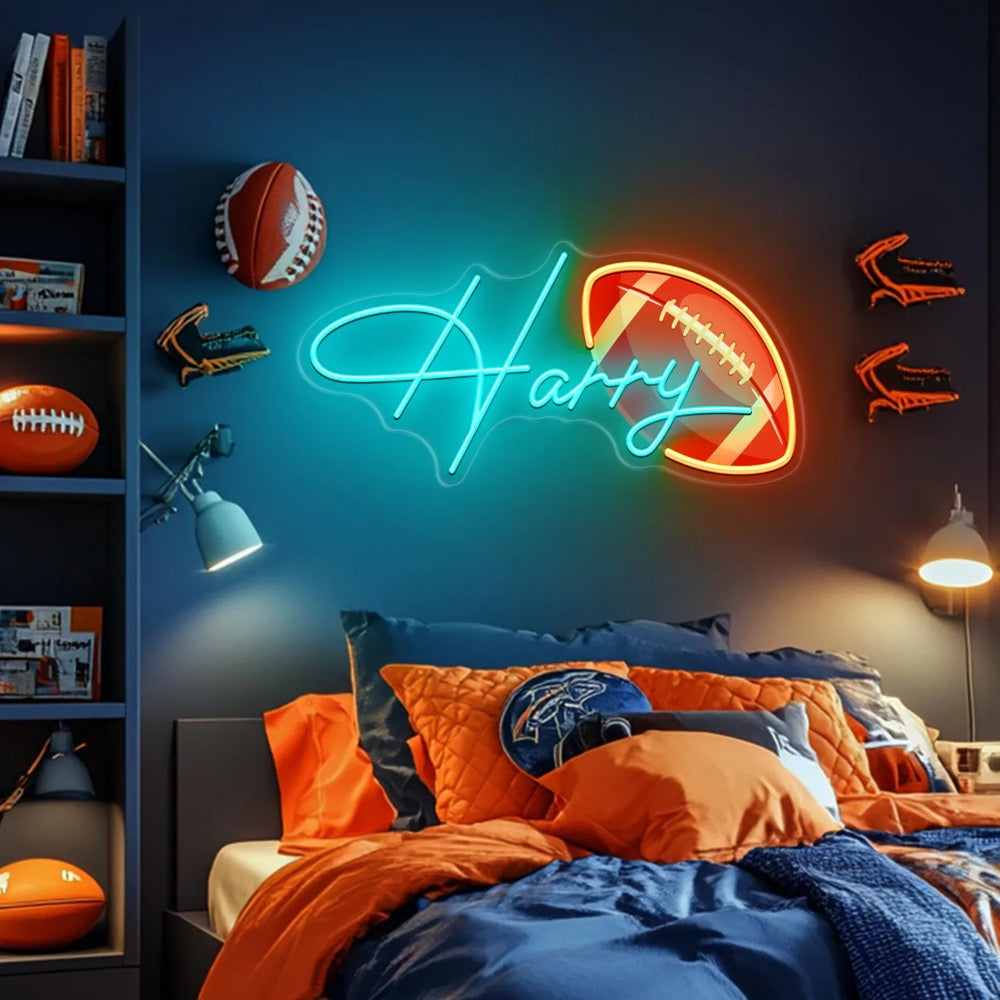 neon name sign, basketball neon sign, custom neon sign, nursery name sign, neon sign, custom name sign, baseball gift, christmas gift, gift for kids, home decor, kids room decor, personalized gifts, wall decor