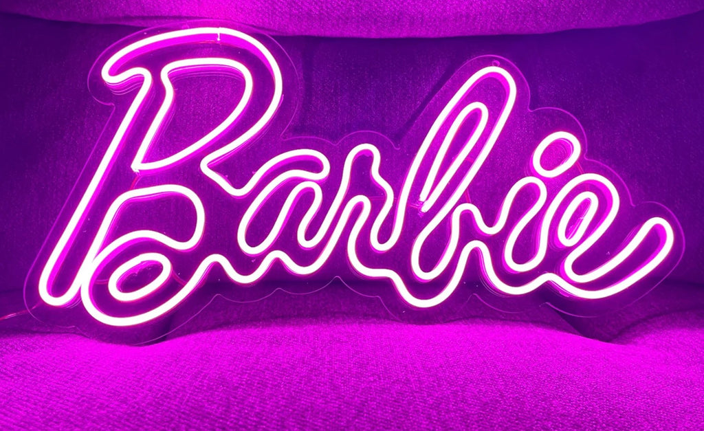 Custom Neon Sign in pink colour for gift