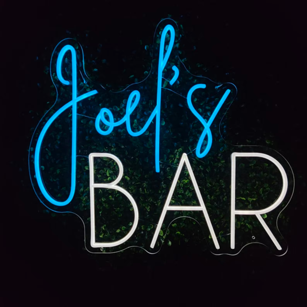 Name Bar Led Neon Sign for Business