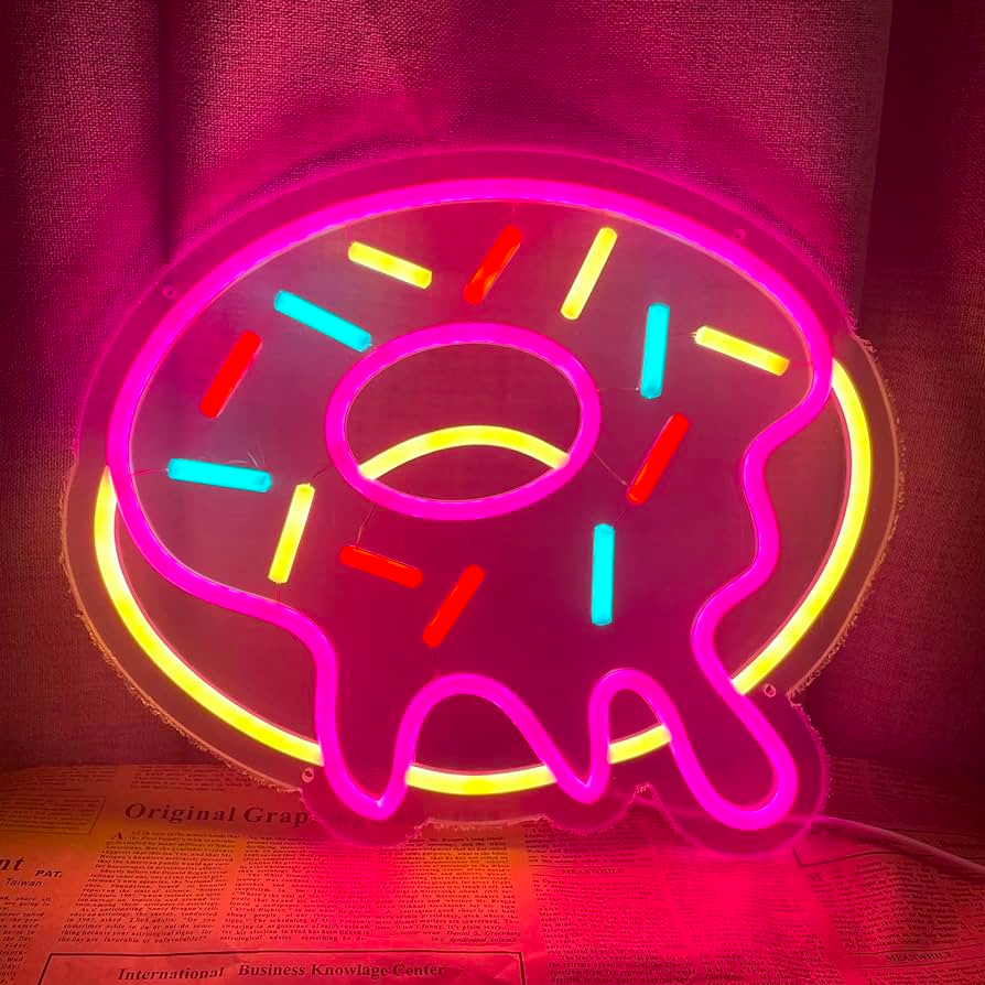Donut Neon Sign for Business