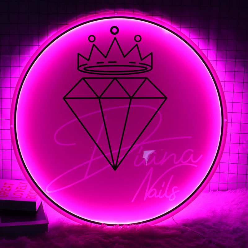Pink Led Neon Sign Front