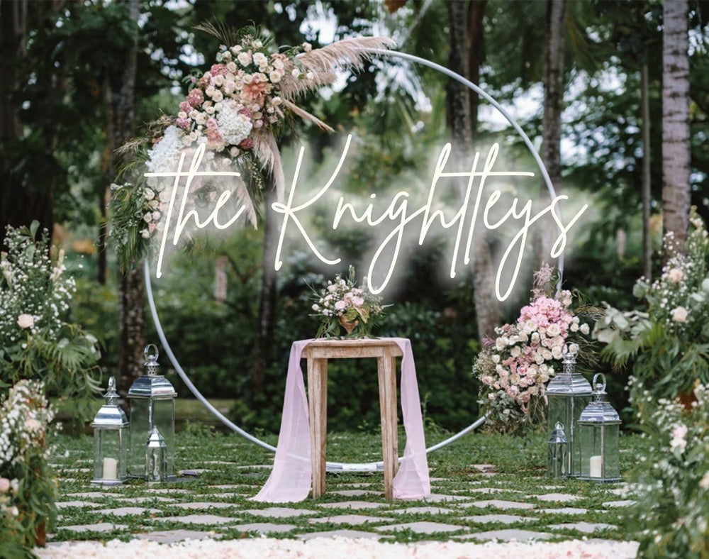 home decor,name sign,wood signs,wedding sign,wedding decor,laser cut name,family name sign,wedding backdrop,last name sign,grass wall decor,wedding neon sign,custom neon sign,neon sign