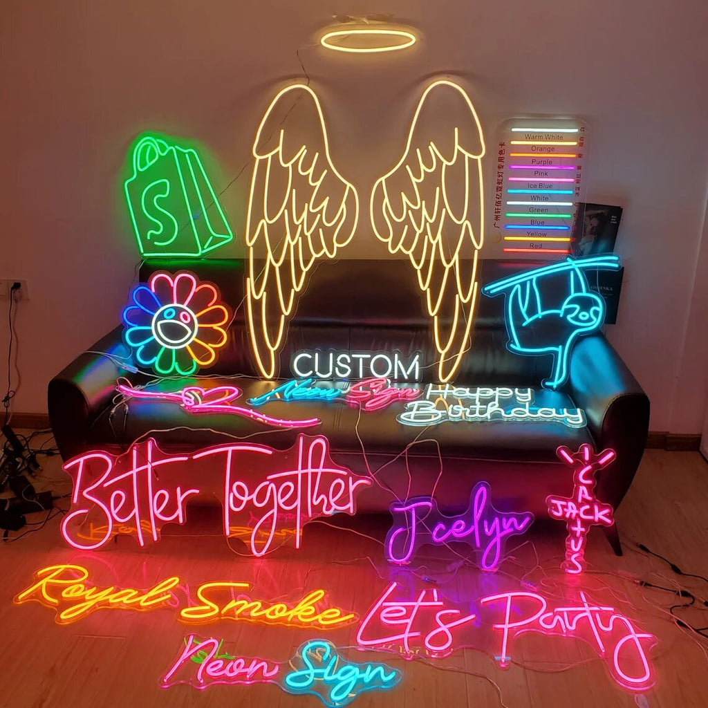 Apply Neon Sign Custom Neon Sign | Wedding Neon Sign | Logo Neon Sign | Name Neon Sign ...