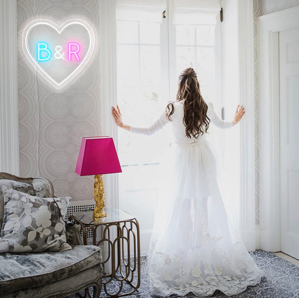 Custom Initials Wedding Neon Sign